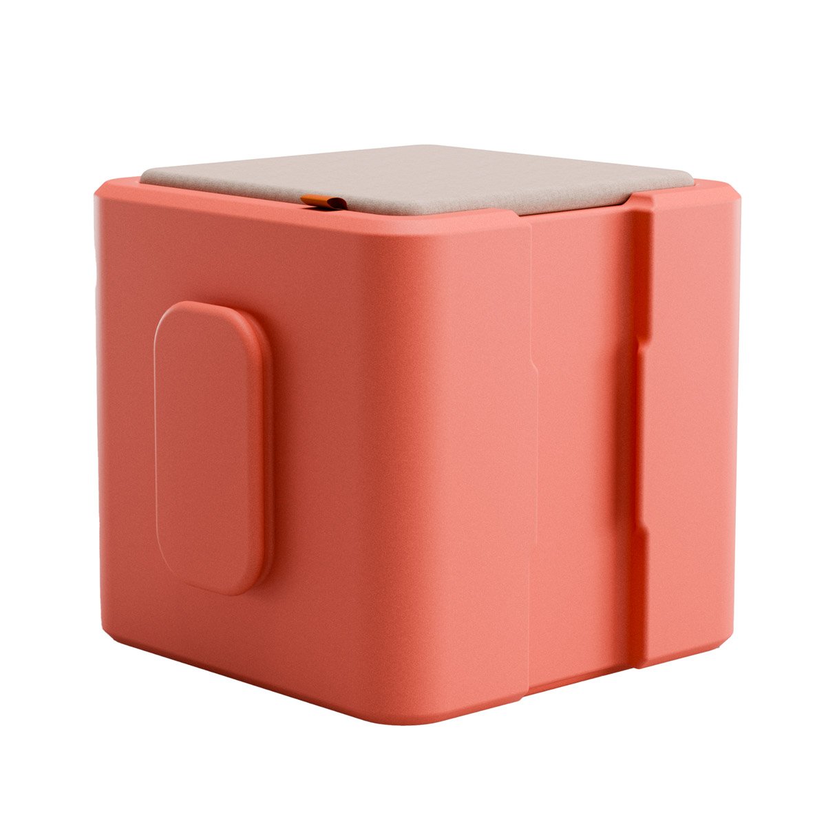 Cubo modular Pie color coral 00 PIE 124
