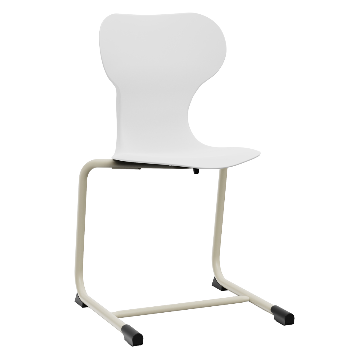 Silla Mia Cantilever patin Carcasa marfil 00 1027 65