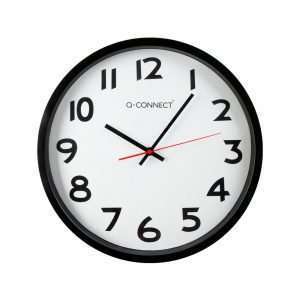 Reloj de pared de 34 cm marco negro